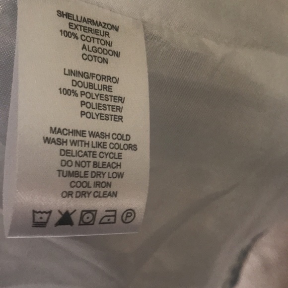 Mac and Jac Blue, White, Grey Trench Coat - Picture 9 of 12